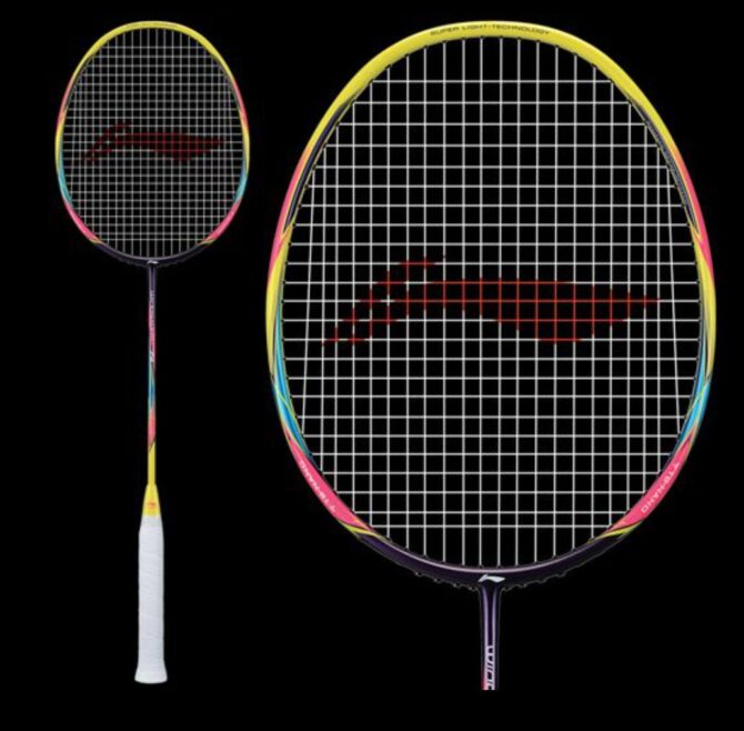 Li-ning Windstorm 74 Yellow Badminton Racket 6U