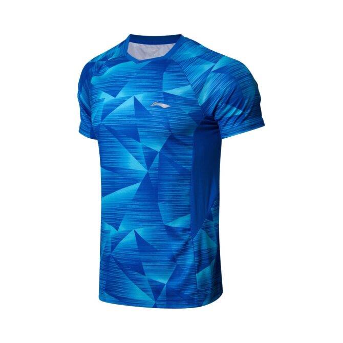 Li-ning Club Male Competition Top, Crystal Blue