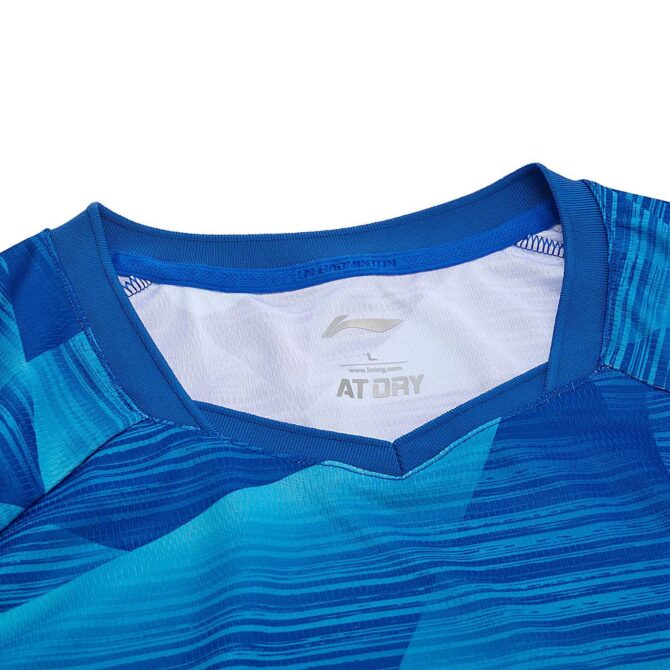 Li-ning Club Male Competition Top, Crystal Blue - Image 7