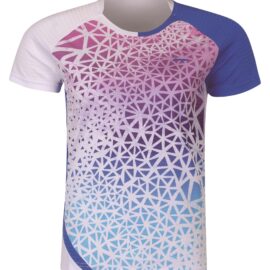 Li-ning Men's Competition Shirt Flowers - Crystal/Blue