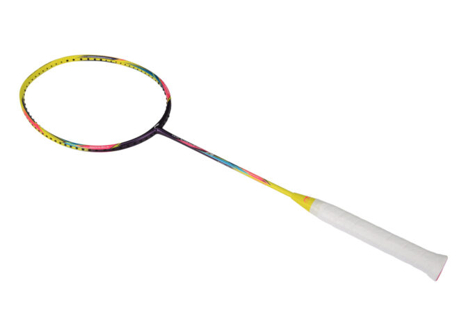 Li-ning Windstorm 74 Yellow Badminton Racket 6U - Image 6