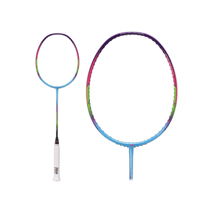 Li-Ning Windstorm 72 - 6U Badminton Racket Light Blue - Image 2