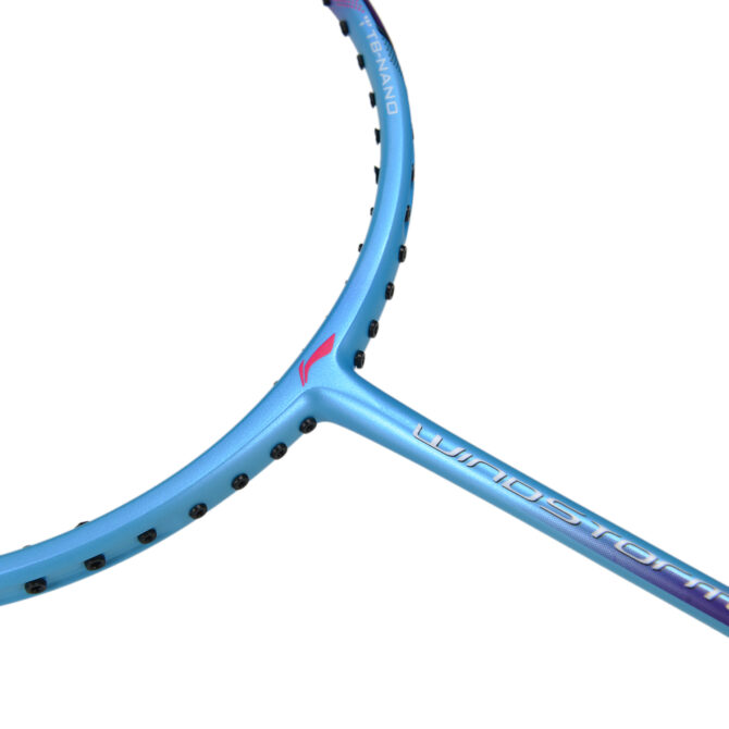 Li-Ning Windstorm 72 - 6U Badminton Racket Light Blue - Image 6