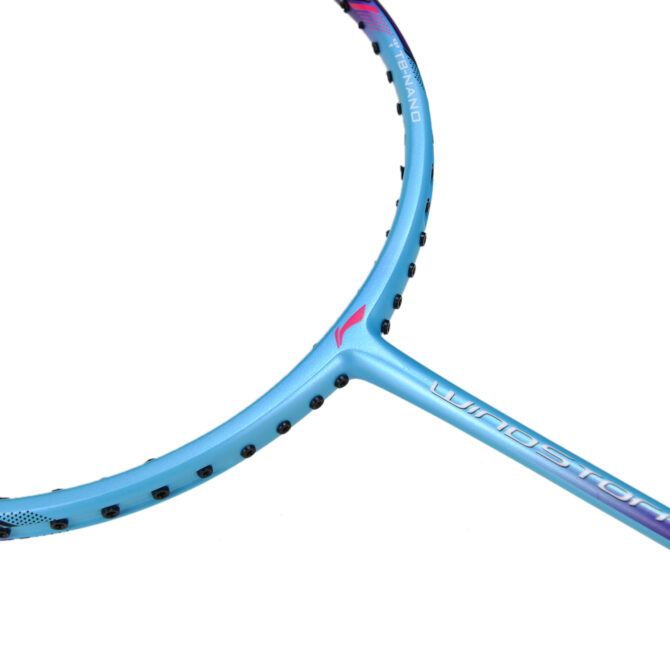 Li-Ning Windstorm 72 - 6U Badminton Racket Light Blue - Image 5