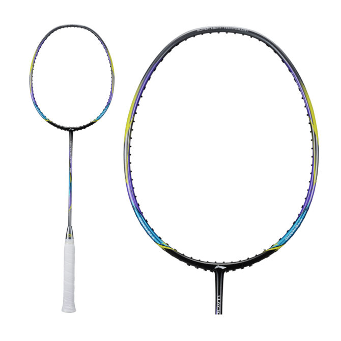 Li-ning Windstorm 74 Dazzle Grey Badminton Racket ( 6U) - Image 2