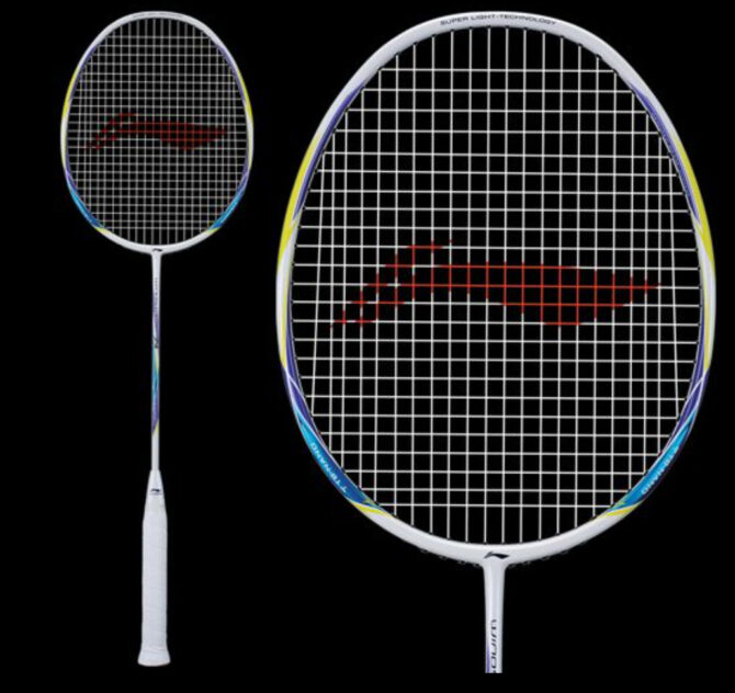 Li-Ning Windstorm 74 Badminton Racket 6U( White )